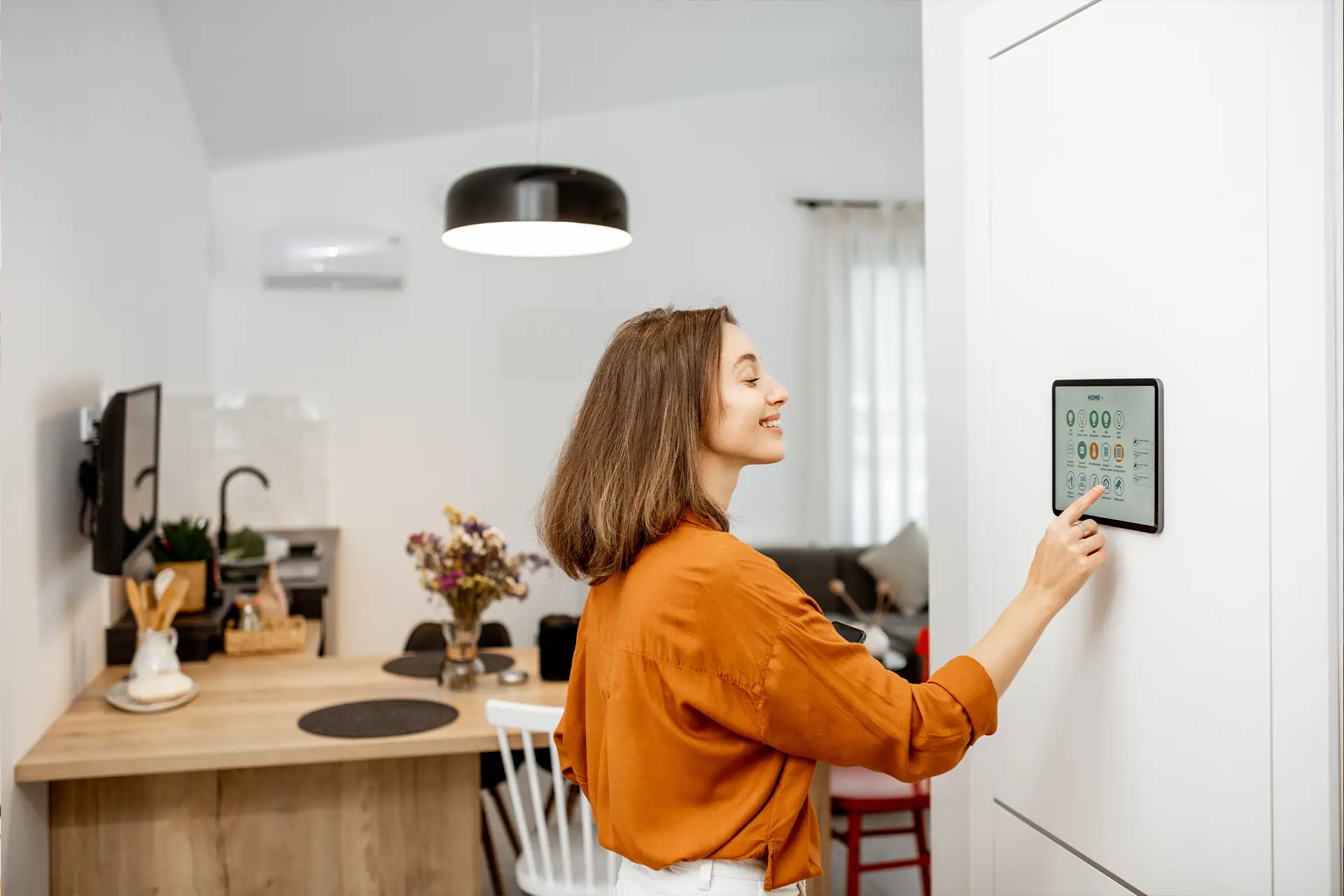 Bedienung eines Smart Home Geräts